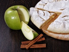 Осетинский пирог с яблоком
